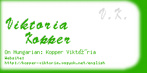 viktoria kopper business card